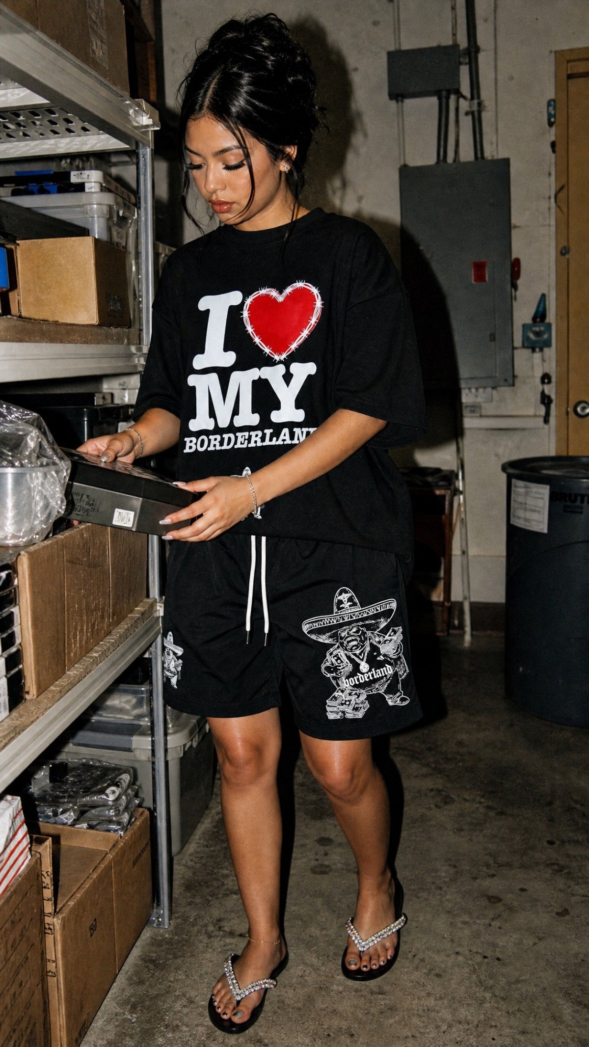 I Heart My Borderland tee - warehouse look, womens